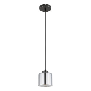 Globo - Luster na sajli 1xE27/60W/230V, sjajni hrom, prečnik 14 cm