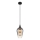 Globo - Luster na sajli 1xE27/60W/230V Ø 18 cm crna