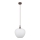 Globo - Luster na sajli 1xE27/60W/230V Ø 29 cm bela/braon