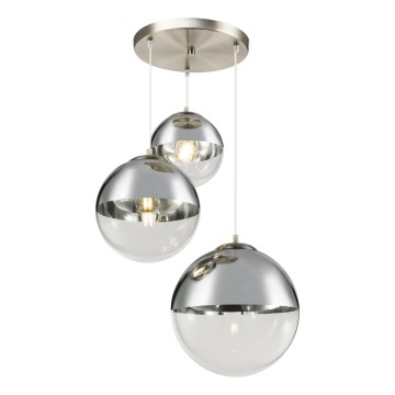 Globo - Luster na sajli 3x E27/40W/230V, prečnik 51 cm