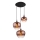 Globo - Luster na sajli 3xE27/40W/230V u boji bakra