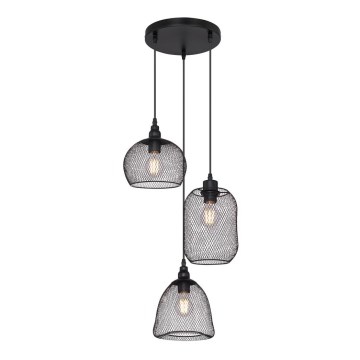 Globo - Luster na sajli 3xE27/60W/230V