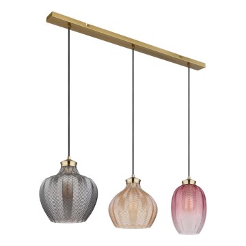 Globo - Luster na sajli 3xE27/60W/230V