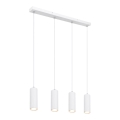 Globo - Luster na sajli 4xGU10/35W/230V bela