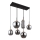 Globo - Luster na sajli 6xE27/40W/230V crna