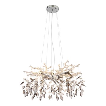 Globo - Luster na sajli 8xG9/8W/230V prečnik 61 cm sjajni hrom