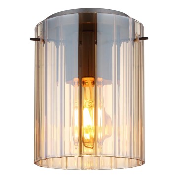 Globo - Plafonska svetiljka 1xE27/40W/230V prečnik 18 cm braon