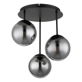 Globo - Plafonski luster 3xE14/25W/230V crna