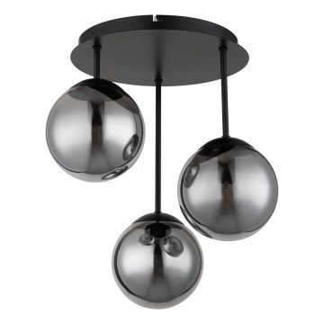 Globo - Plafonski luster 3xE14/25W/230V crna