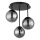 Globo - Plafonski luster 3xE14/25W/230V crna
