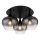 Globo - Plafonski luster 3xE27/40W/230V, prečnik 45 cm, crna