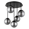 Globo - Plafonski luster 5xE14/25W/230V crna