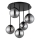 Globo - Plafonski luster 5xE14/25W/230V crna