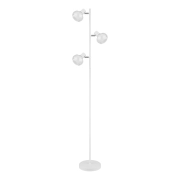 Globo - Podna lampa 3xE14/40W/230V bela