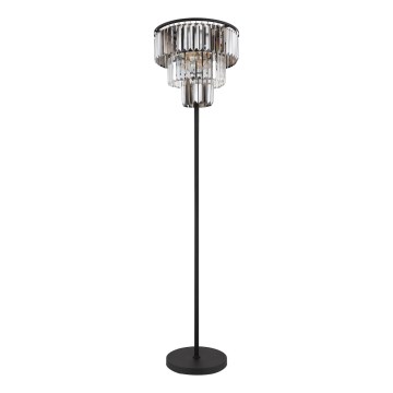 Globo - Podna lampa 3xE27/40W/230V, prečnik 40 cm, crna