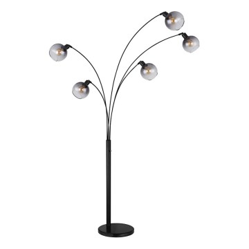 Globo - Podna lampa 5xE27/40W/230V zadimljena