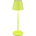 Globo - prigušiva dodirna LED punjiva spoljašnja stona lampa 3u1 LED/3W/5V 3000/4000/5000K IP54 1800 mAh zelena