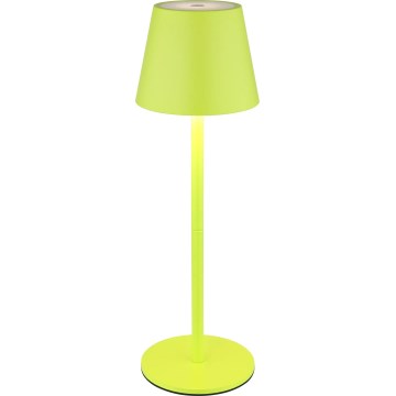 Globo - prigušiva dodirna LED punjiva spoljašnja stona lampa 3u1 LED/3W/5V 3000/4000/5000K IP54 1800 mAh zelena