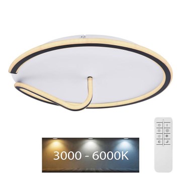 Globo - prigušiva LED plafonska svetiljka RODAN LED/50W/230V 3000-6000K + daljinski upravljač