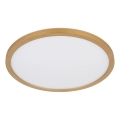 Globo - prigušiva LED plafonska svetiljka za kupatilo LED/24W/230V 3000K IP44 Ø 42 cm mesing