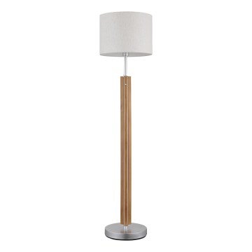 Globo - prigušiva LED podna lampa LED/21W/230V + 1xE27/25W