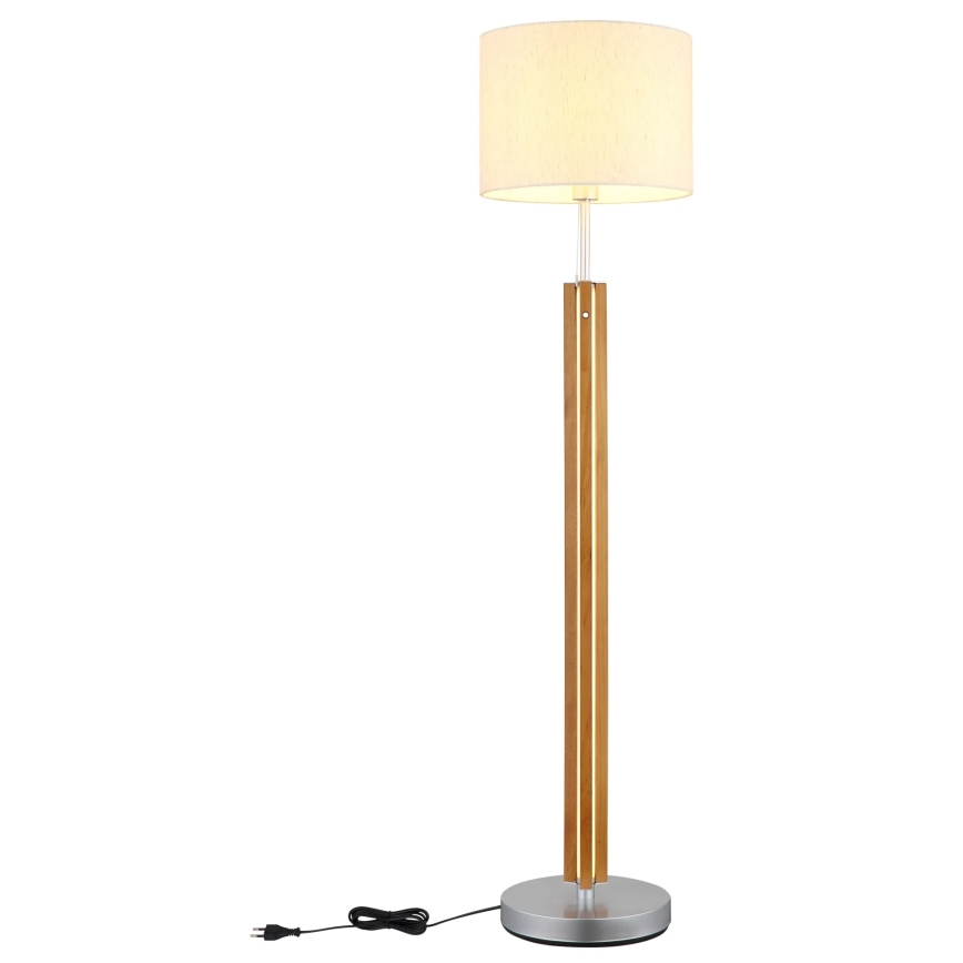 Globo - prigušiva LED podna lampa LED/21W/230V + 1xE27/25W