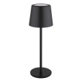 Globo - prigušiva LED spoljna stona lampa sa dodirom LED/2W/5V 3000/4000/6000K 2200 mAh IP44 crna