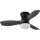 Globo - prigušiva plafonski ventilator LED/15W/230V 2700-6500K crni + daljinski upravljač