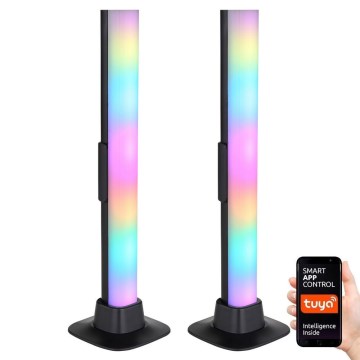 Globo RGB - set od 2 prigušivih LED RGB stonih lampi 2u1, LED/2W/5V, USB, Wi-Fi, Tuya