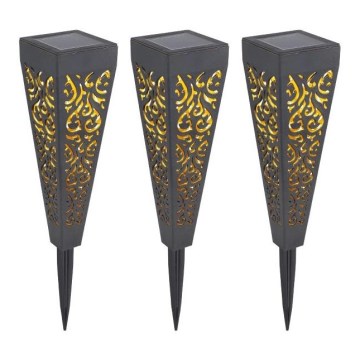 Globo - set od 3 LED solarnih lampi LED/0,1W/3V IP44