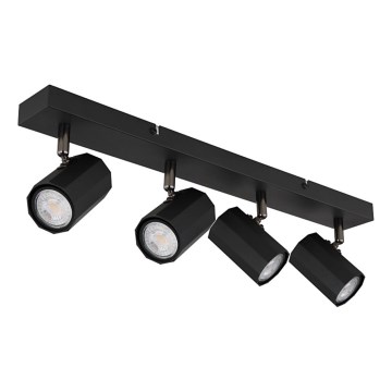 Globo - Spot svetiljka 4xGU10/25W/230V crna