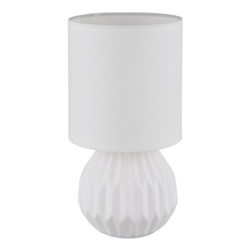 Globo - Stona lampa 1xE14/40W/230V bela