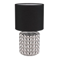 Globo - Stona lampa 1xE14/40W/230V crna/srebrna
