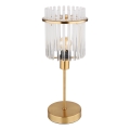 Globo - Stona lampa 1xE14/40W/230V prečnik 15 cm zlatna