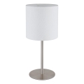 Globo - Stona lampa 1xE27/40W/230V bela