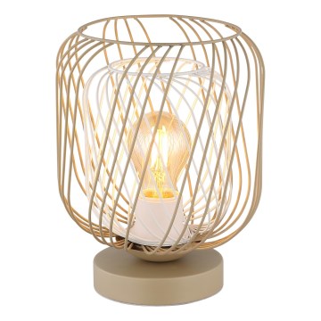 Globo - Stona lampa 1xE27/40W/230V bež/bela