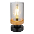 Globo - Stona lampa 1xE27/40W/230V metal/drvo