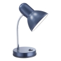 Globo - Stona lampa 1xE27/40W/230V plava