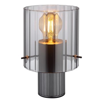 Globo - Stona lampa 1xE27/40W/230V, prečnik 14 cm, siva