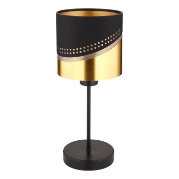 Globo - Stona lampa 1xE27/40W/230V prečnik 16 cm crna/zlatna