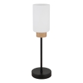 Globo - Stona lampa 1xE27/60W/230V crna/bela
