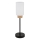 Globo - Stona lampa 1xE27/60W/230V crna/bela