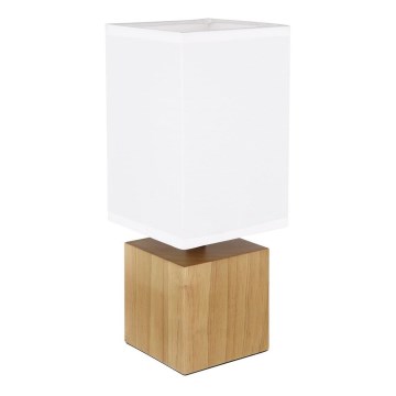 Globo - Stona lampa 1xE27/7W/230V bela/braon