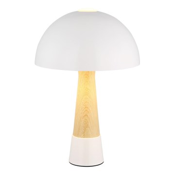 Globo - Stona lampa 1xE27ILLU/40W/230V bela