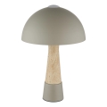 Globo - Stona lampa 1xE27ILLU/40W/230V siva