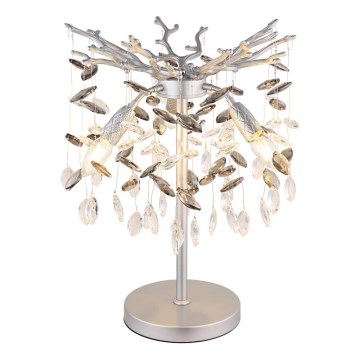 Globo - Stona lampa 3xE14/40W/230V srebrna