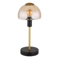 Globo - Stona lampa na dodir 1xE14/25W/230V crna/zlatna