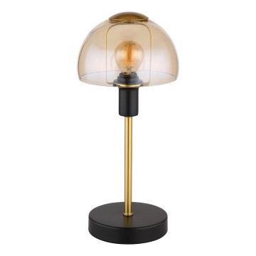 Globo - Stona lampa na dodir 1xE14/25W/230V crna/zlatna