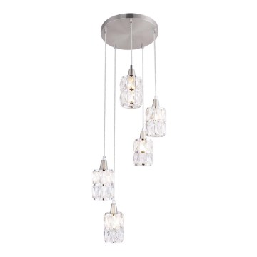 Globo - Viseći luster na sajli 5xE14/40W/230V