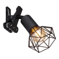 Globo - Zidna lampa sa klipom 1xE14/40W/230V crna